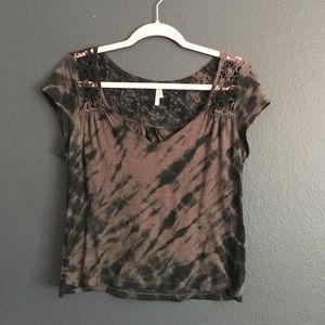 Black tie dye shirt